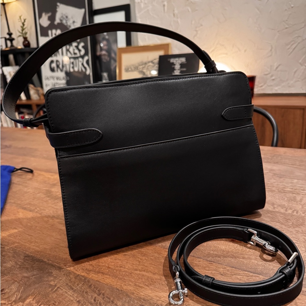 Le Tanneur LARGE SHOULDERBAG IN SMOOTH LEATHER AND NUBUCK - Picture 7 of 10
